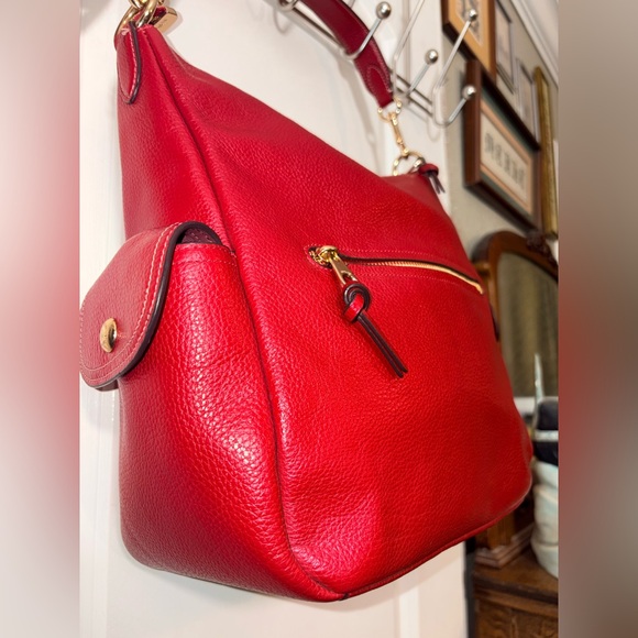 🍒 COACH Pennie Shoulder Bag - Crossbody in Red Pebble Leather - C6152 - Picture 11 of 16